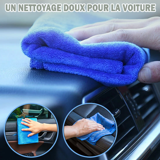 Serviette microfibre lavage - Cleanaumax