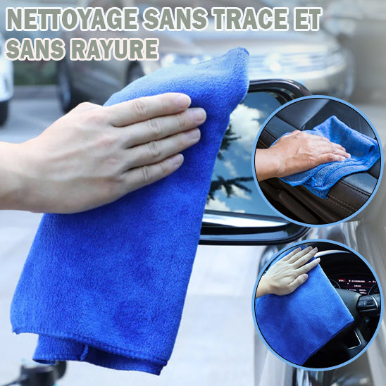 Serviette microfibre lavage - Cleanaumax